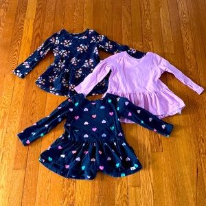 Gap Peplum Long Sleeve Shirts-Size 4T